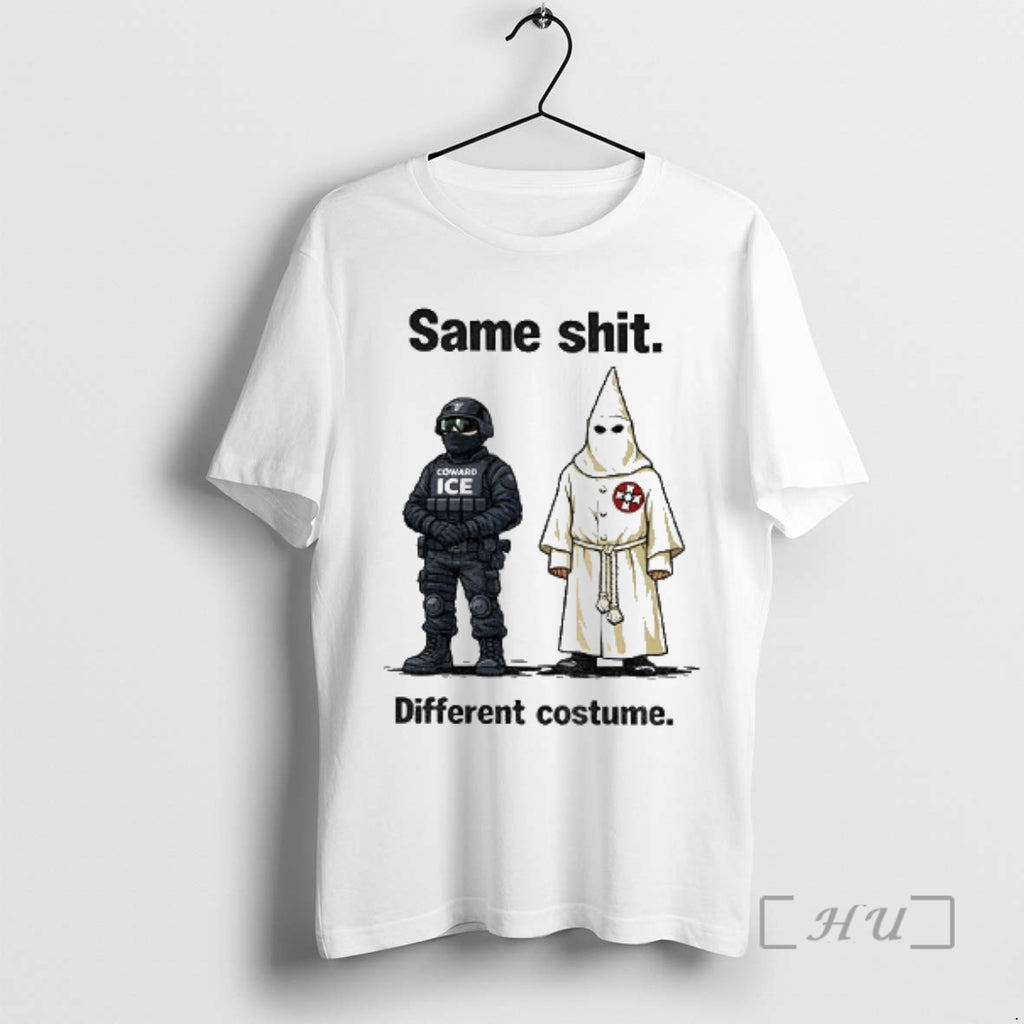 Officials Kkk Coward Ice Same Shit Different Costume T-Shirts, Hoodie, Sweatshirt | AU01DripNestTees.com