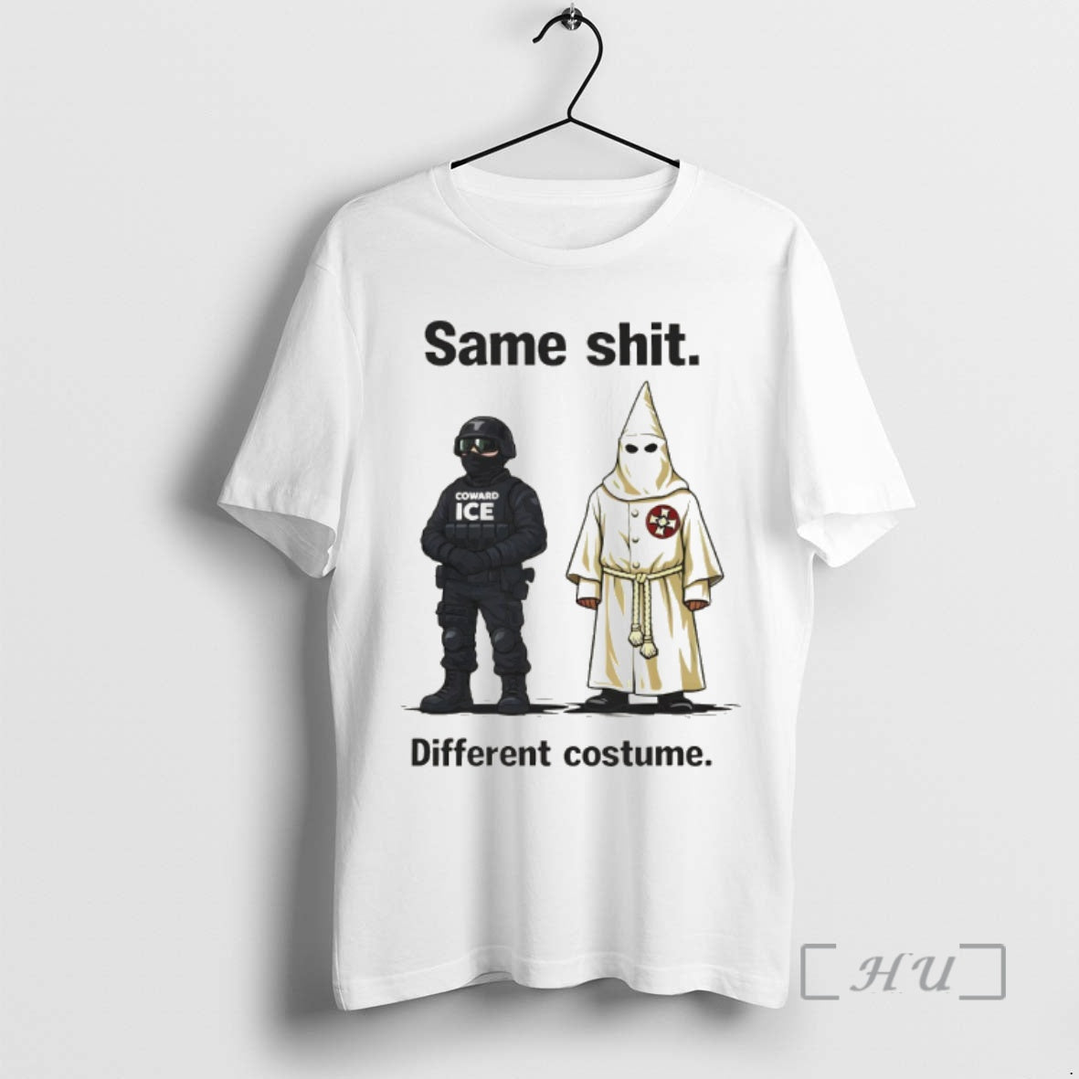 Officials Kkk Same Shit Different Costume Anti Fascist Abolish Ice T-Shirts, Hoodie, Sweatshirt | AU01DripNestTees.com