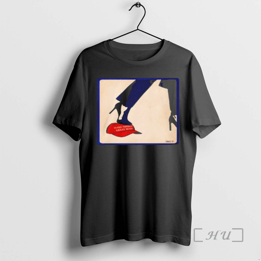 Officials Kamala 2024 Anti Maga High Heels Step On Red Hat Premium T Shirts Sweater Hoodie, Sweatshirt | AU01DripNestTees.com