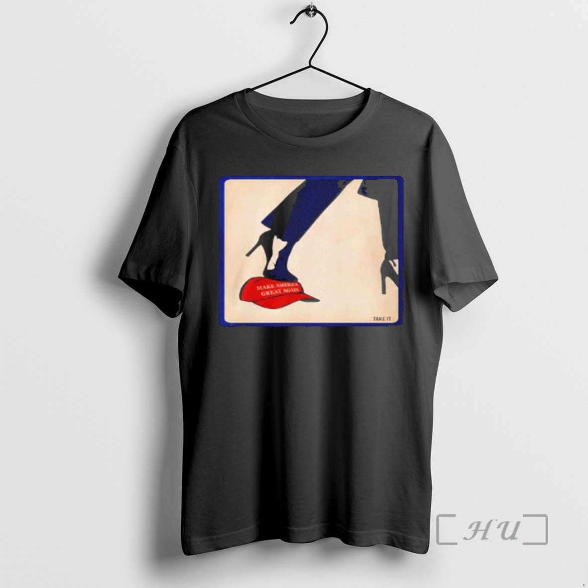 Officials Kamala 2024 Anti Maga High Heels Step On Red Hat Premium T Shirts Sweater Hoodie, Sweatshirt | AU01DripNestTees.com