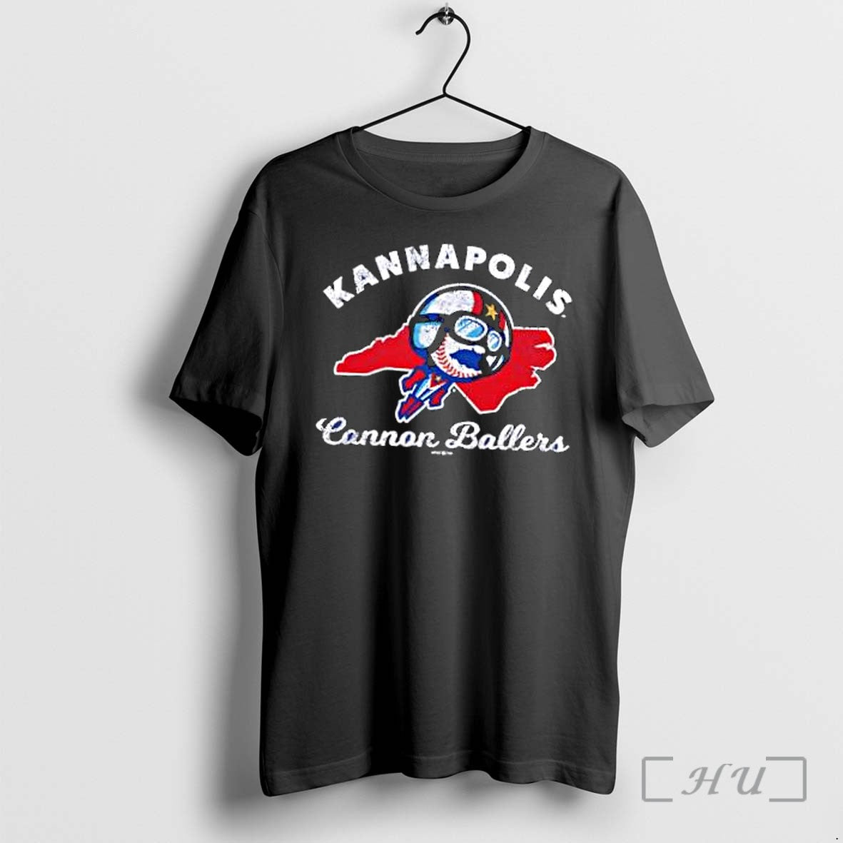 Officials Kannapolis Cannon Ballers North Carolina Baseball Skull