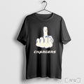 Officials Kansas City Chiefs Middle Finger Los Angeles Chargers 2025 T Shirt