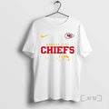 Officials Kansas City Chiefs X Peanuts Abbey Road Cartoon Double Sided Graphic Premium T Shirts Hoodie, Sweatshirt