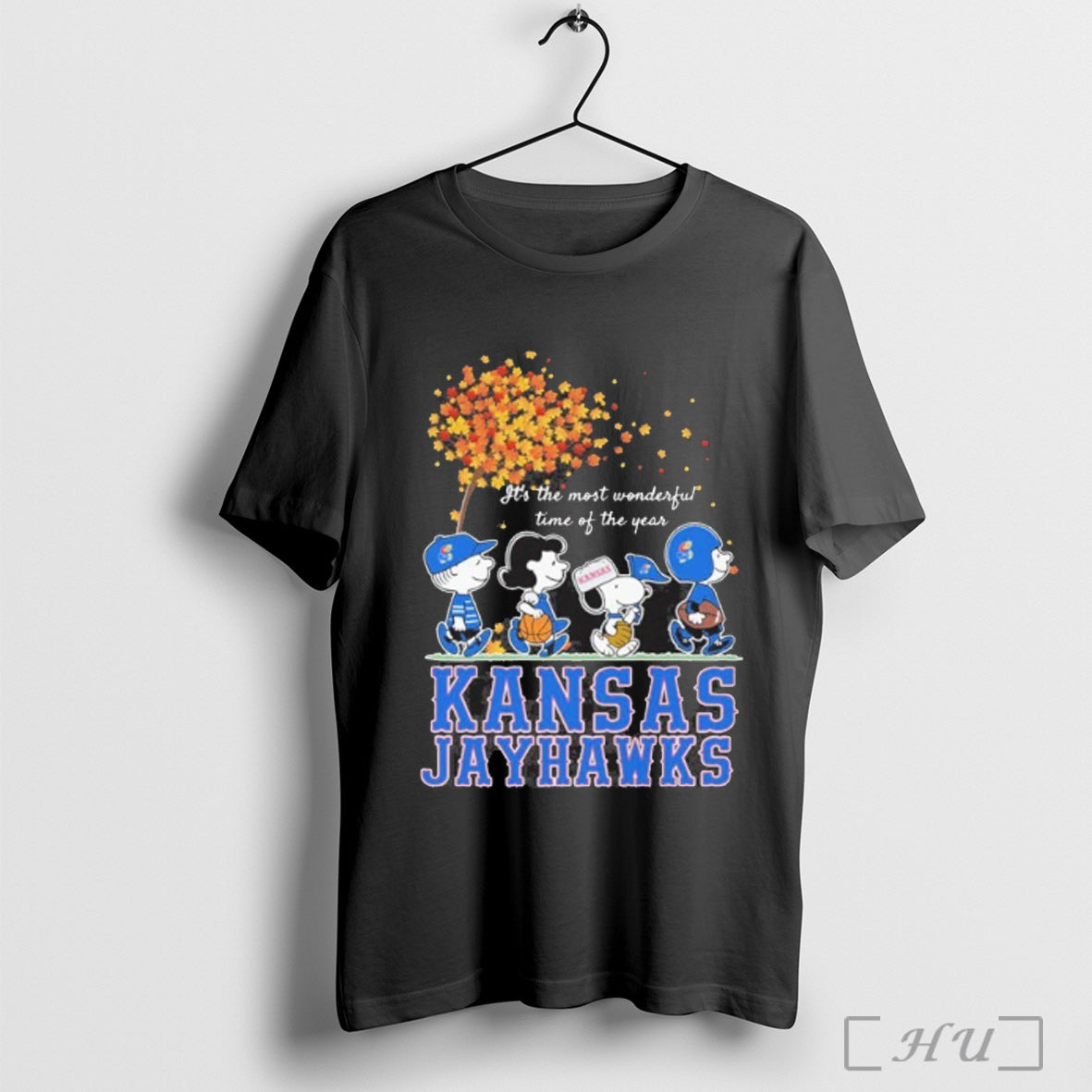 Officials Kansas Jayhawks And Peanuts Character Its The Most Wonderful Time Of The Year
