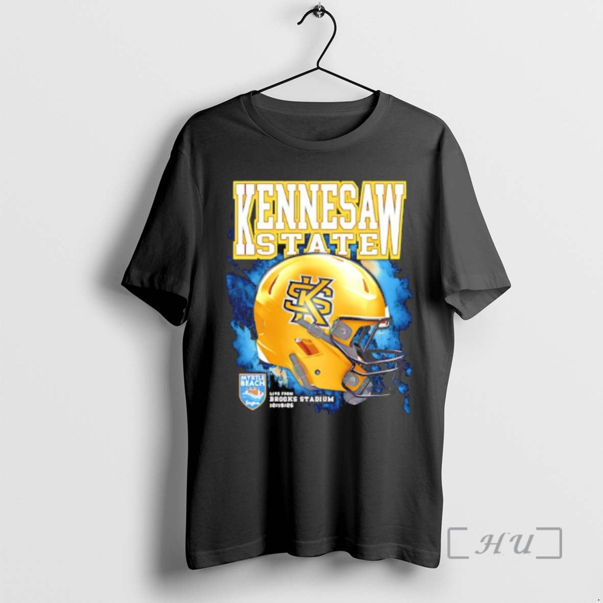 Officials Kennesaw State Owls Ksu Myrtle Beach Bowl 2025 Helmet T-Shirts, Hoodie, Sweatshirt | AU01DripNestTees.com