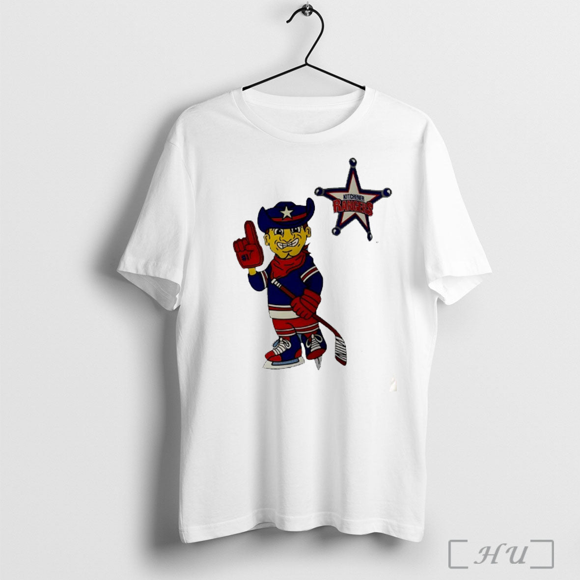 Officials Kitchener Rangers Mascot Ontario Hockey League Logo T Shirt
