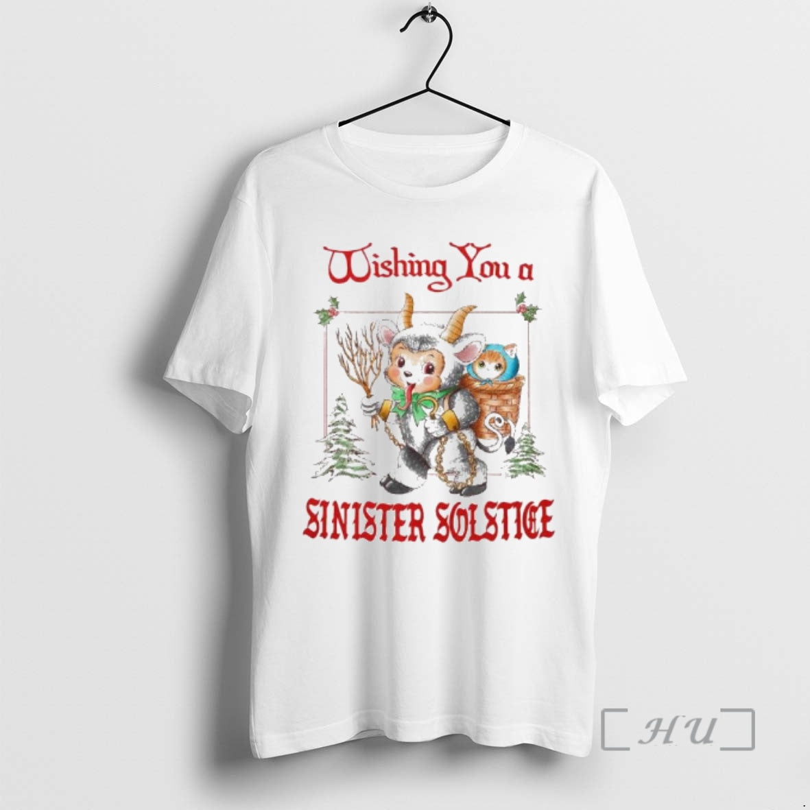 Officials Krampus Wishing You A Sinister Solstice Christmas Ornaments T-Shirts, Hoodie, Sweatshirt | AU01DripNestTees.com