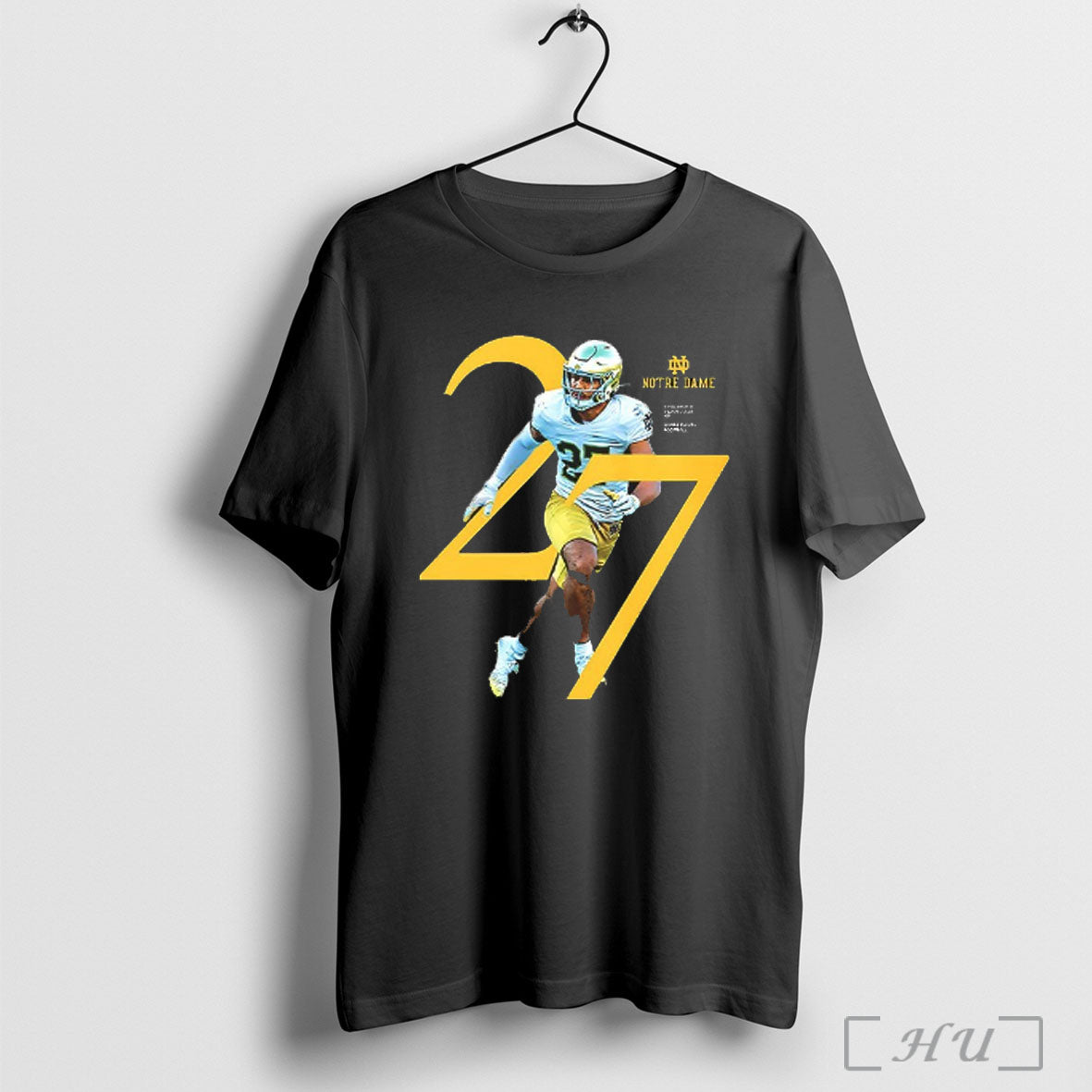 Officials Kyngstonn Viliamu Asa Number 27 Notre Dame Fighting Irish Football Breakthrough V Neck