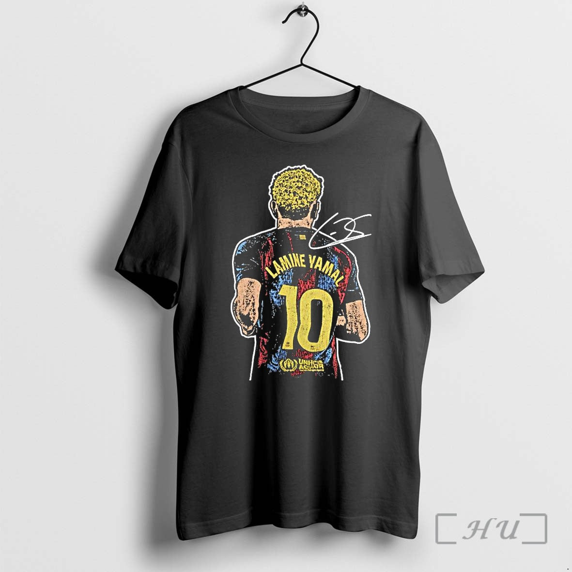 Officials Lamine Yamal Fc Barcelona 10 Player Signature Football Vintage Distressed Premium T Shirts Sweater