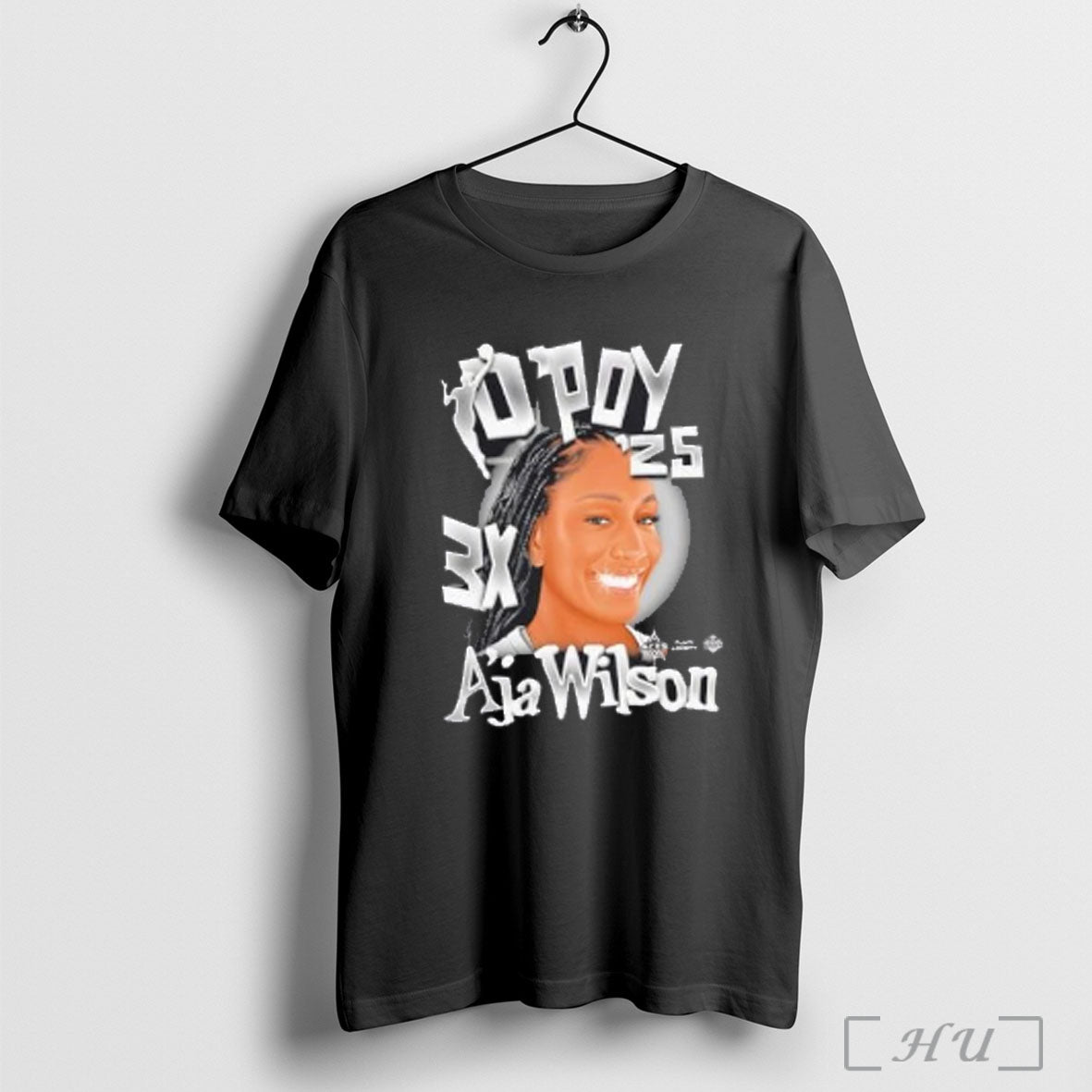 Officials Las Vegas Aces Aja Wilson 2025 Dpoy T Shirt
