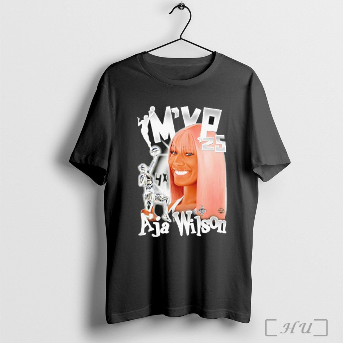 Officials Las Vegas Aces Aja Wilson 2025 Mvp 2 Sdied T Shirt