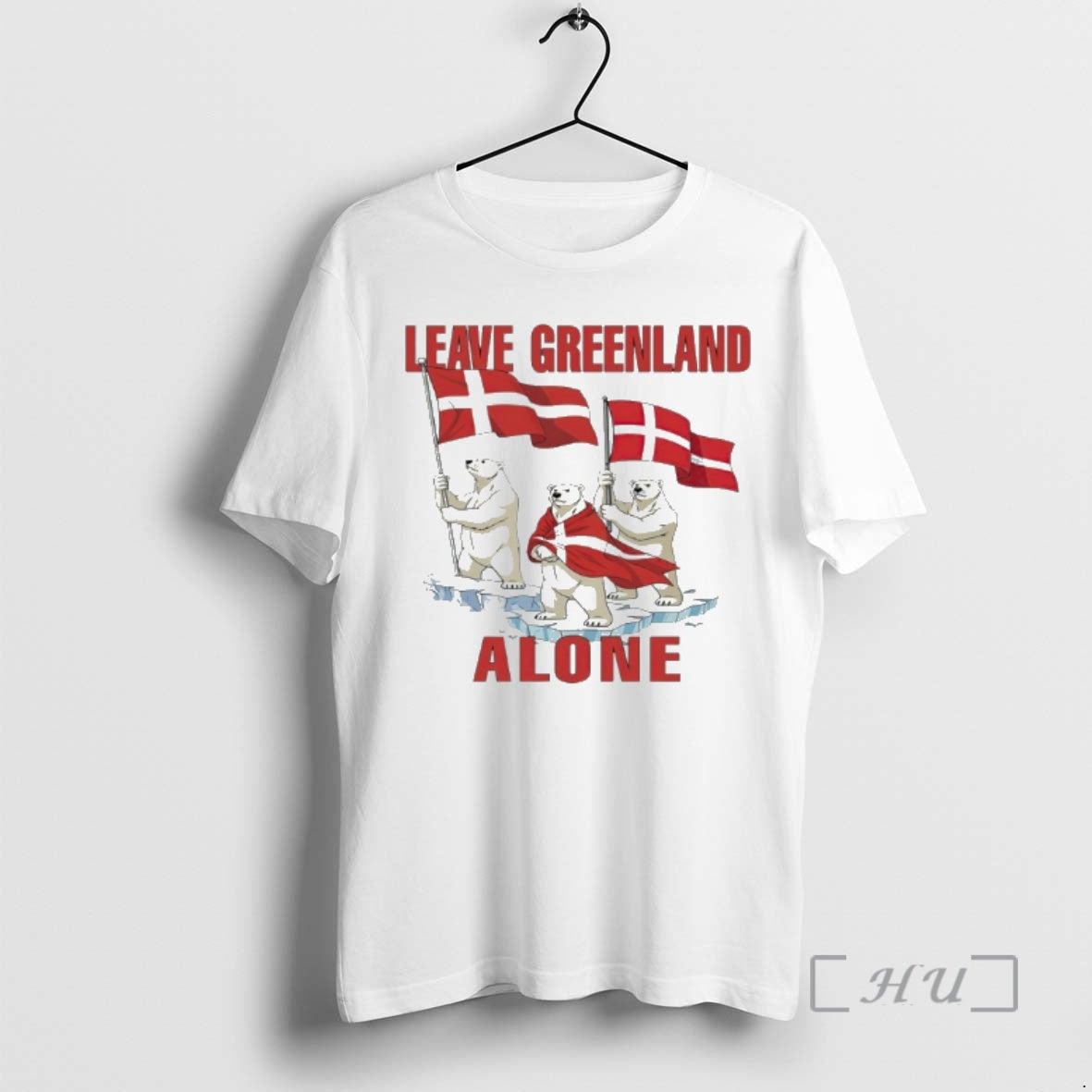 Officials Leave Greenland Alone Polar Bear With Greenland Flag T-Shirts, Hoodie, Sweatshirt | AU01DripNestTees.com