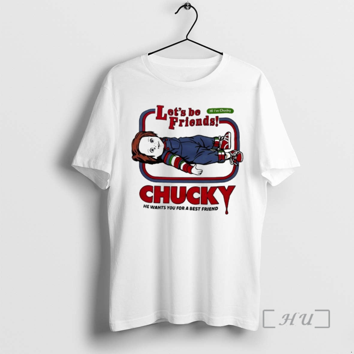 Officials Lets Be Friends Chucky He Wants You For A Best Friend Premium T Shirts Hoodie, Sweatshirt | AU01DripNestTees.com