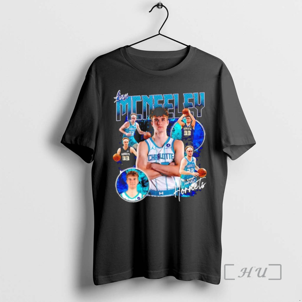 Officials Liam Mcneeley Charlotte Hornets Basketball Player Picture Collage T-Shirts, Hoodie, Sweatshirt