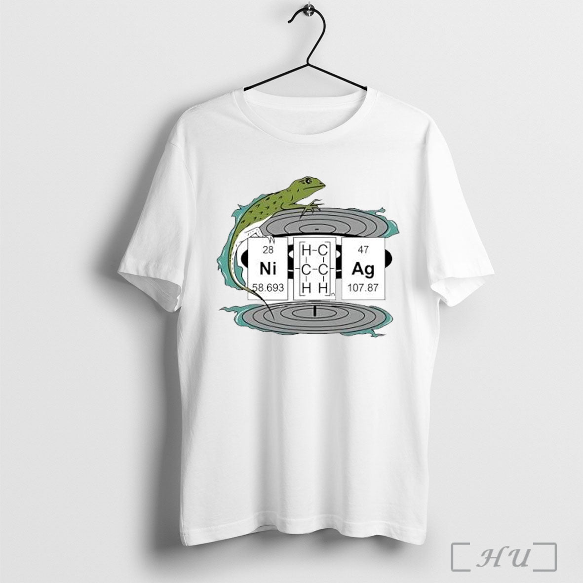 Officials Lizard Chemistry Vinyl Record T Shirt