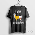 Officials Llama Just Killed A Man Funny Ornaments T-Shirts, Hoodie, Sweatshirt | AU01DripNestTees.com