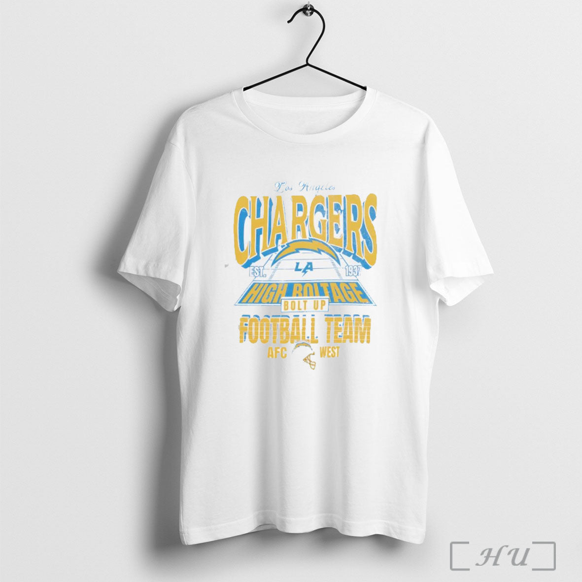 Officials Los Angeles Chargers Est 1937 High Boltage Bolt Up Afc West Football Team Logo