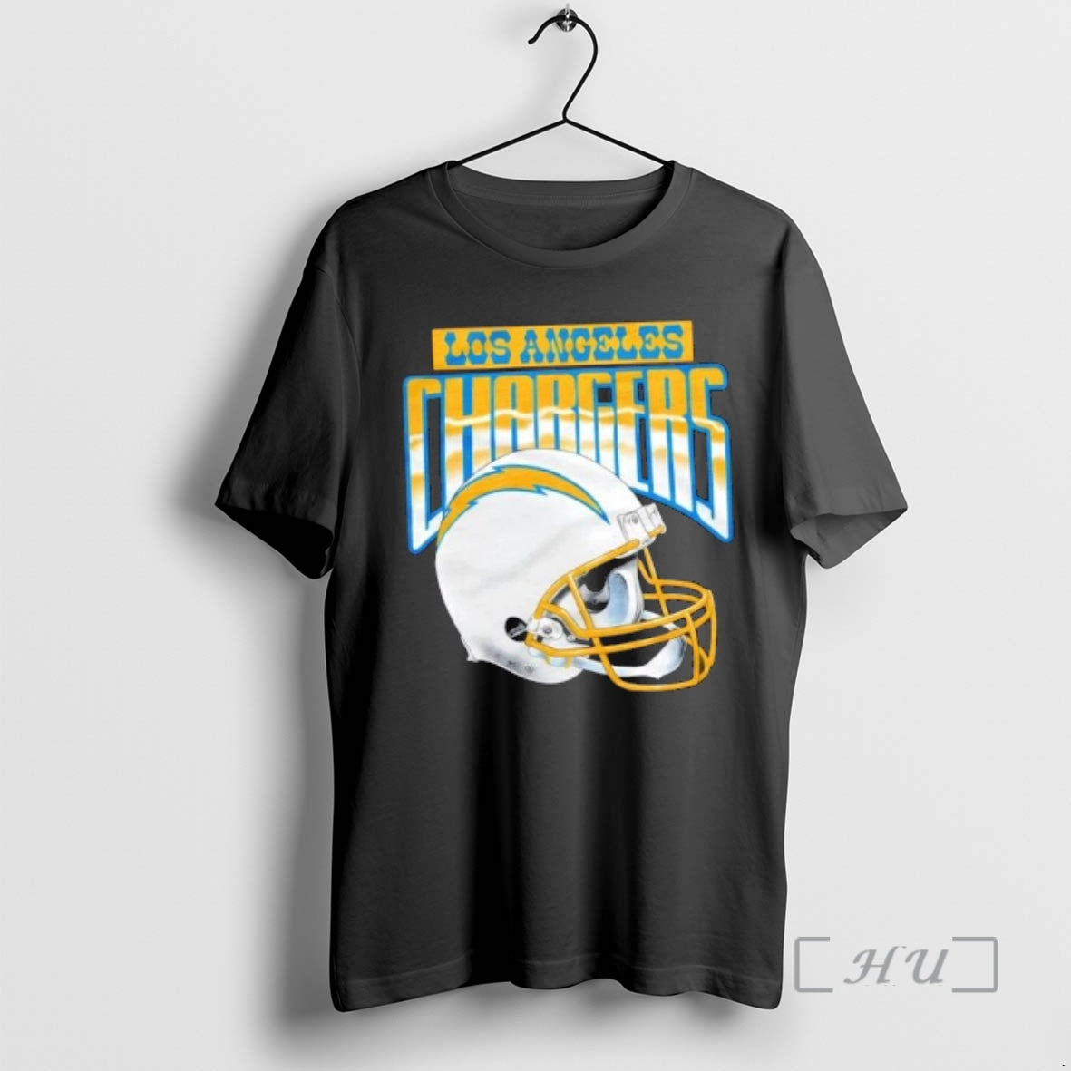 Officials Los Angeles Chargers Gradient Football Helmet T-Shirts, Hoodie, Sweatshirt | AU01DripNestTees.com