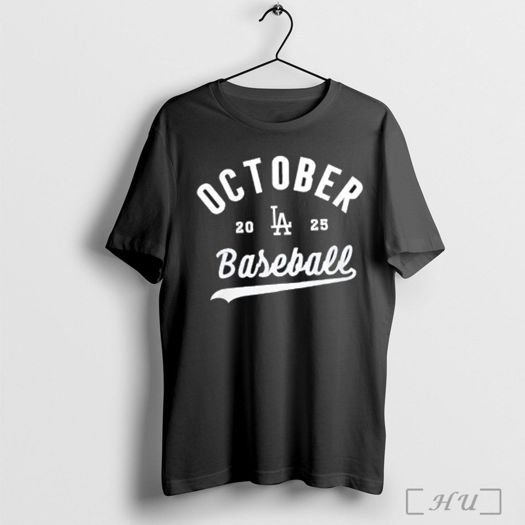 Officials Los Angeles Dodgers 2025 Mlb Postseason Authentic Collection T Shirt