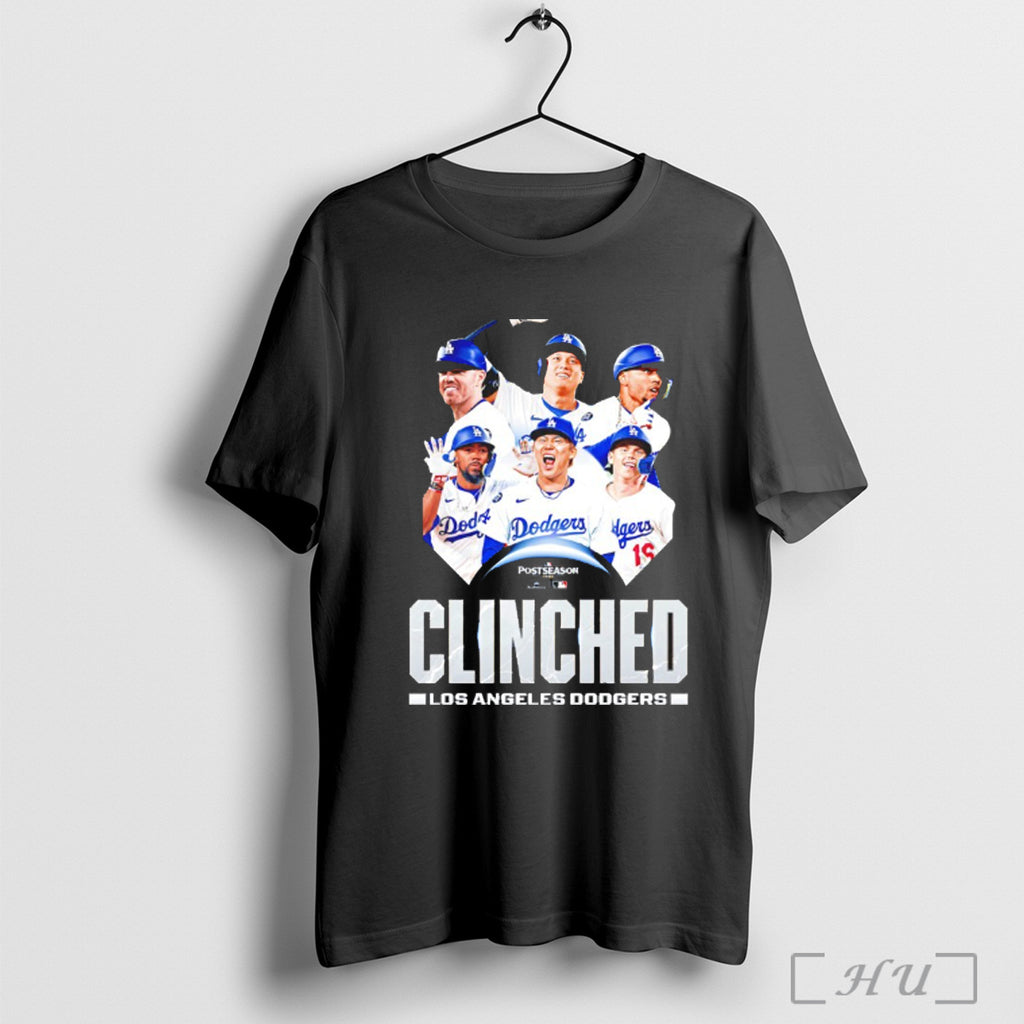 Officials Los Angeles Dodgers Clinched 2025 Mlb Postseason T Shirt