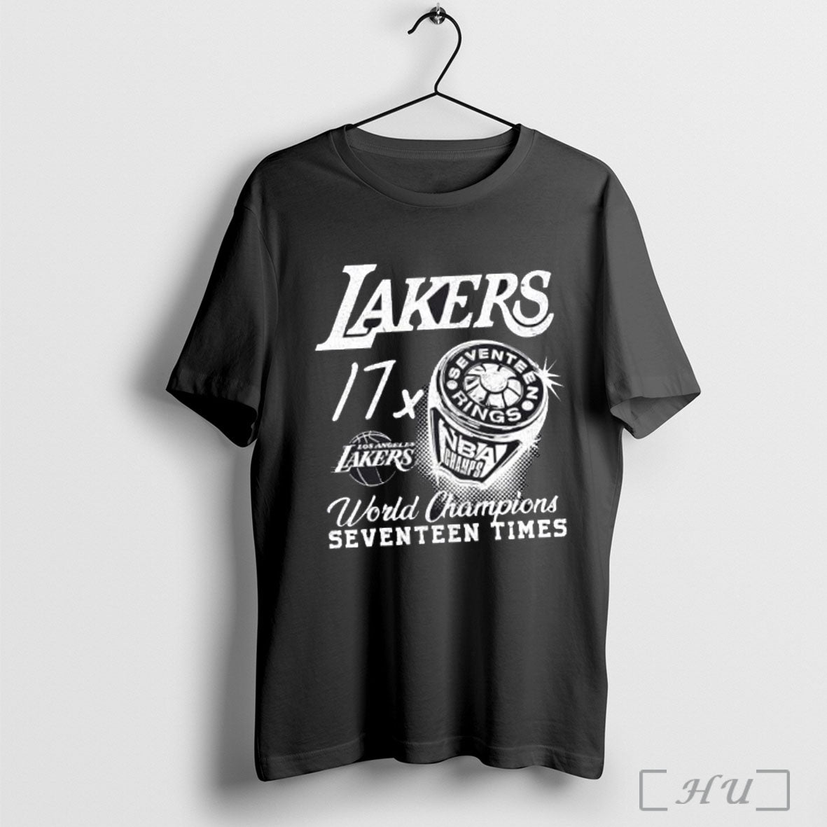 Officials Los Angeles Lakers 17x World Champions Seventeen Times T Shirt