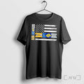 Officials Los Angeles Sports Teams Logos Flag Tee