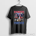 Officials Lundqvist And Giacomin New York Rangers Forever Signatures T Shirt