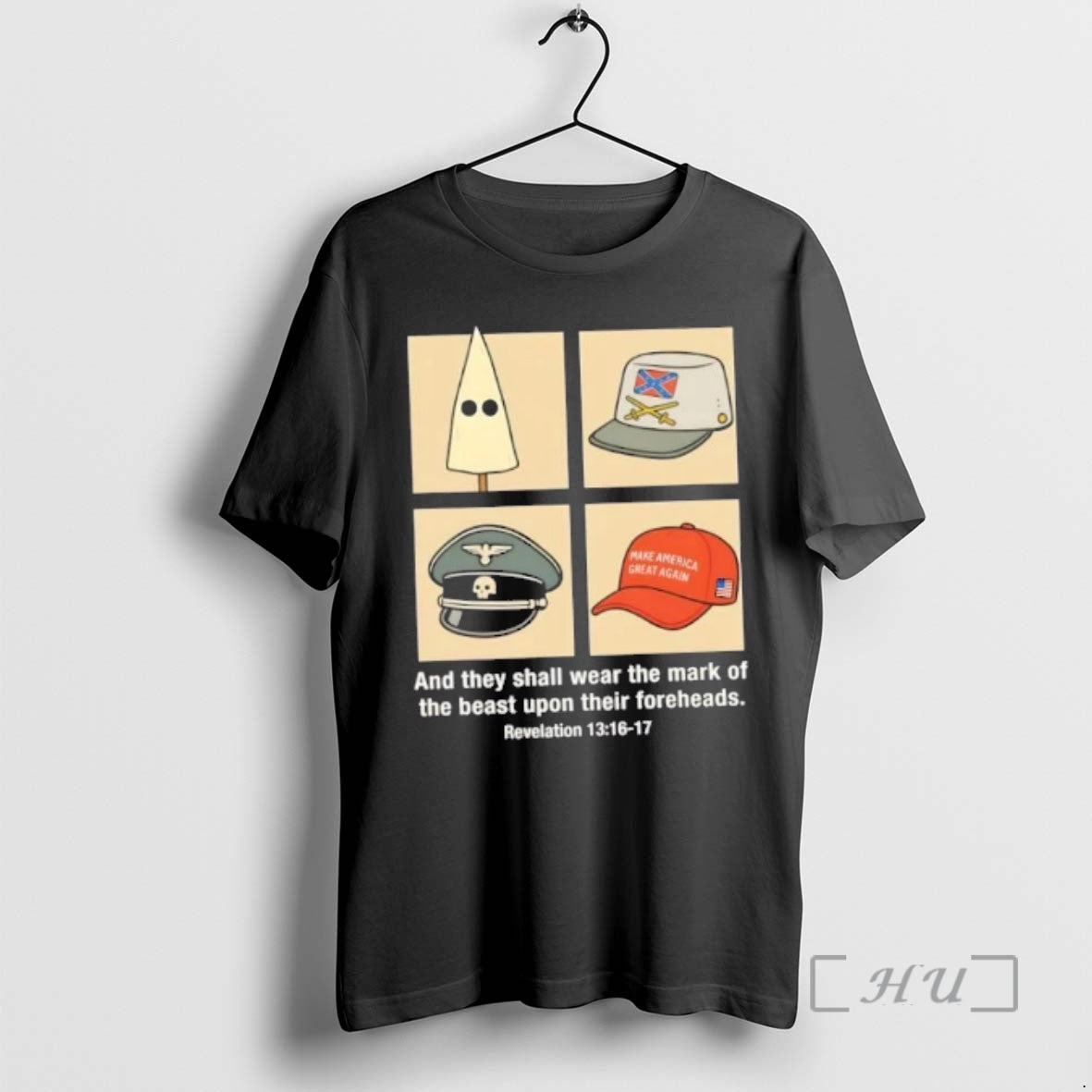 Officials Maga Red Hat And They Shall Wear The Mark Of The Beast Upon Their T-Shirts, Hoodie, Sweatshirt