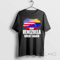 Officials Make Venezuela Great Again Usa Flag Colorful T-Shirts, Hoodie, Sweatshirt | AU01DripNestTees.com