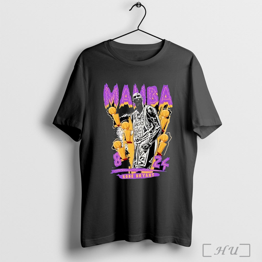 Officials Mamba Kobe Bryant 8 24 Graphic Retro T Shirt