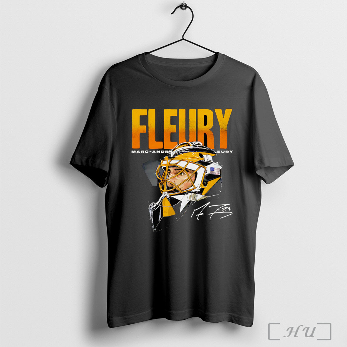 Officials Marc Andre Fleury Pittsburgh Hockey Mask T Shirt
