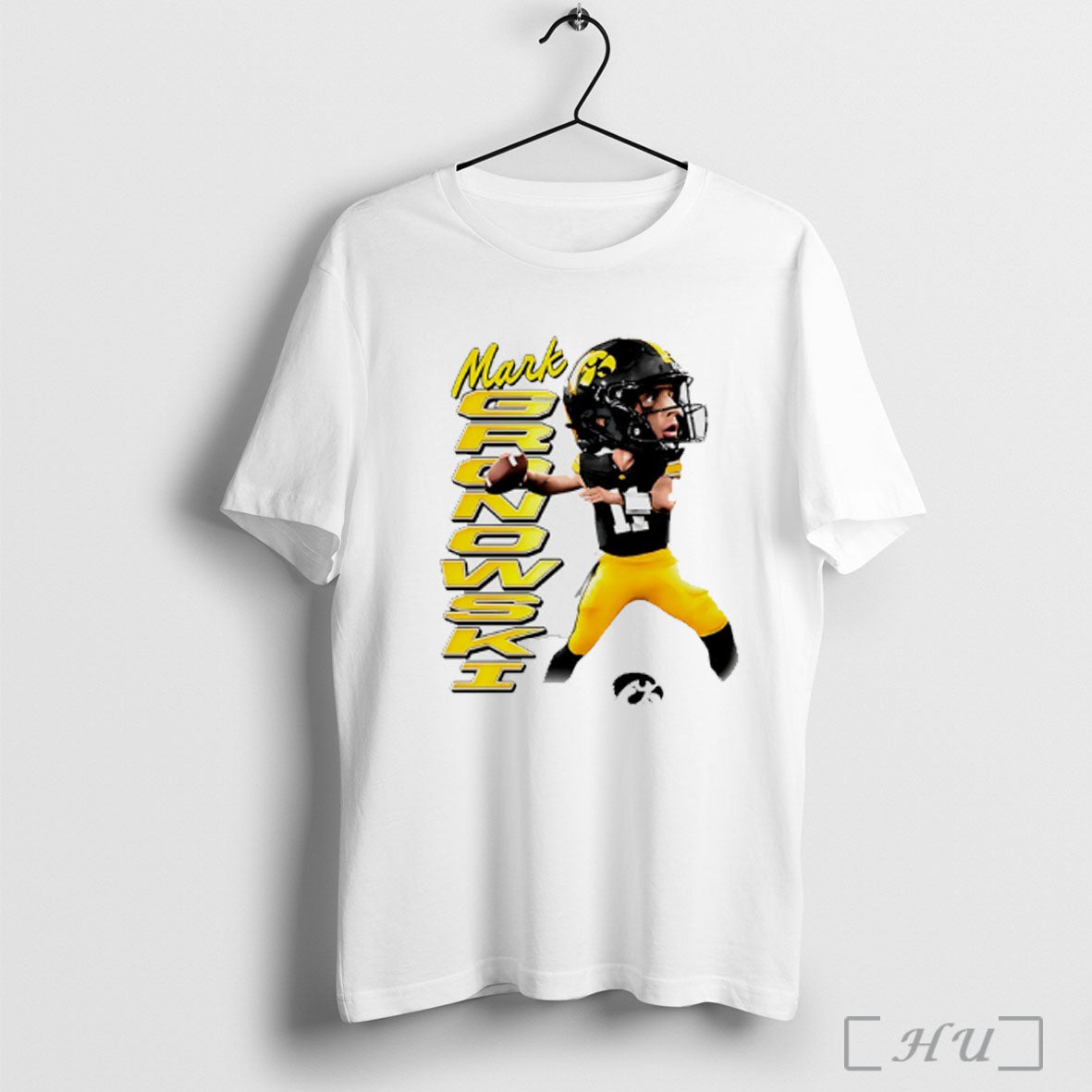 Officials Mark Gronowski Iowa Hawkeyes Caricature T Shirt