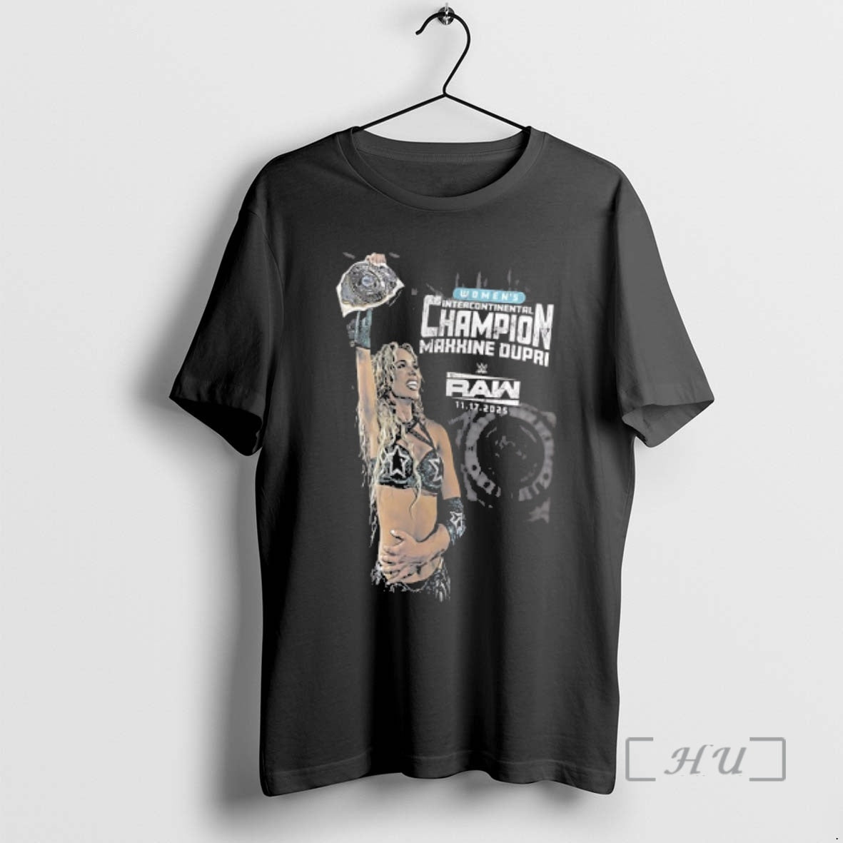 Officials Maxxine Dupri Womens Intercontinental Champion 2 Sided T-Shirts, Hoodie, Sweatshirt | AU01DripNestTees.com