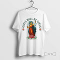 Officials Medusa With The Head Of Perseus Girls Will Be Girls Vintage Premium T Shirts Hoodie, Sweatshirt
