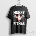 Officials Merry Fitmas Santa Claus T-Shirts, Hoodie, Sweatshirt | AU01DripNestTees.com
