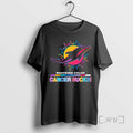 Officials Miami Dolphins Football Whatever Color Cancer Sucks Logo Colors T-Shirts, Hoodie, Sweatshirt | AU01DripNestTees.com