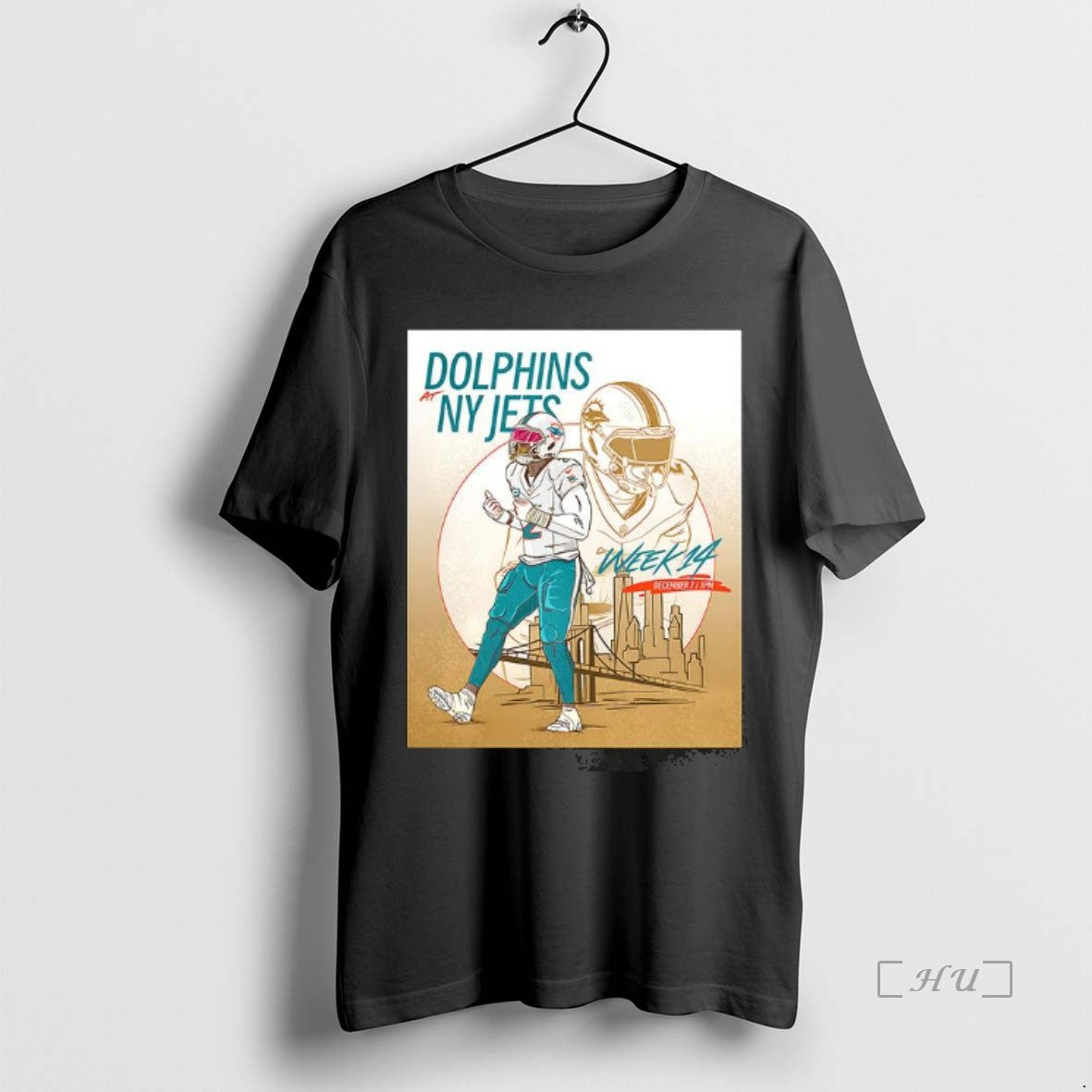 Officials Miami Dolphins Vs New York Jets Week 14 T-Shirts, Hoodie, Sweatshirt | AU01DripNestTees.com