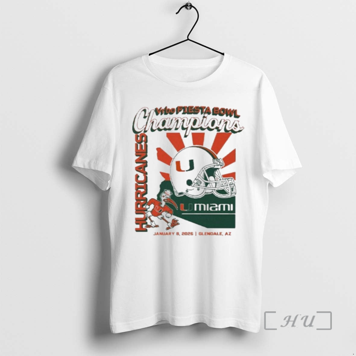 Officials Miami Football Fiesta Bowl Champions T-Shirts, Hoodie, Sweatshirt | AU01DripNestTees.com