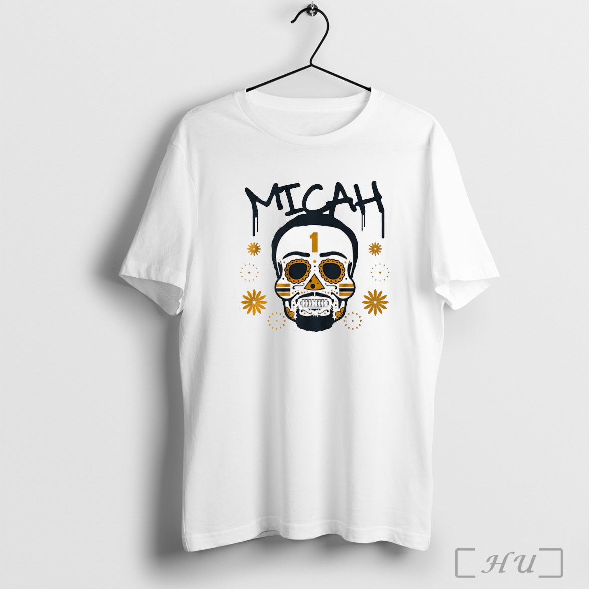 Officials Micah Parsons Green Bay Packers 1 Sugar Skull Remix T Shirt