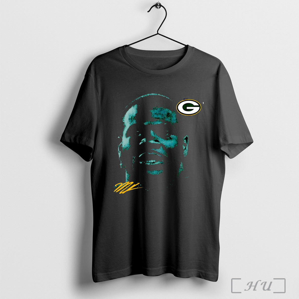 Officials Micah Parsons Big Head Green Bay Packers Signature T Shirt
