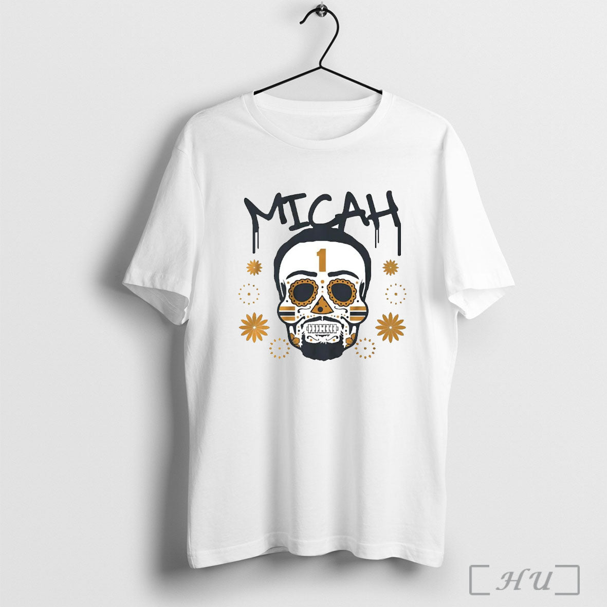 Officials Micah Parsons Sugar Skull Remix T Shirt
