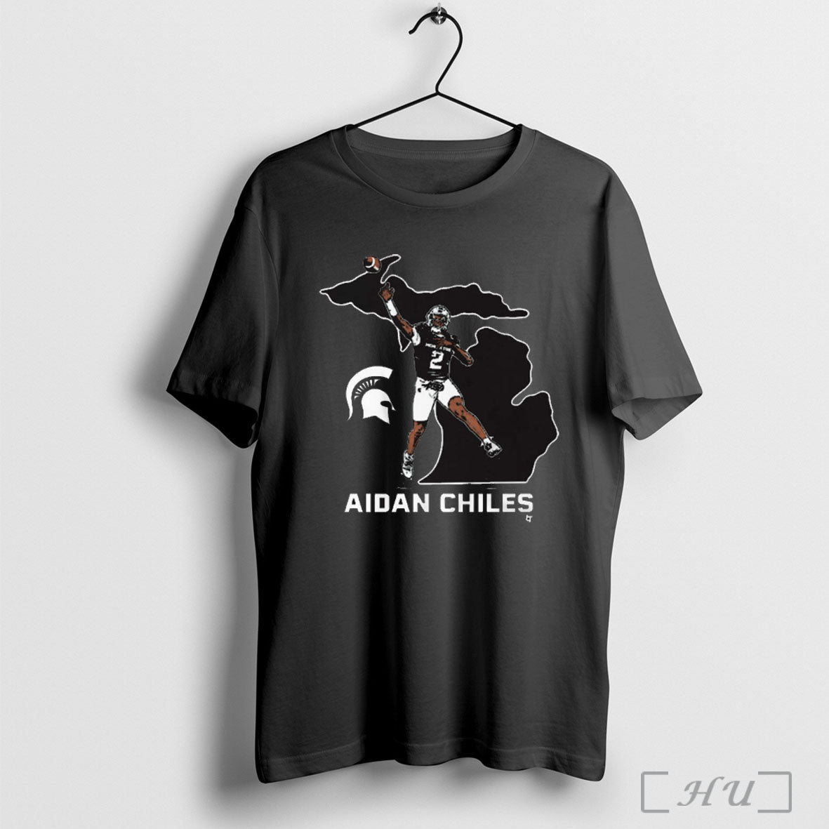 Officials Michigan State Spartans Football Aidan Chiles State Star Ncaa Painting T Shirt