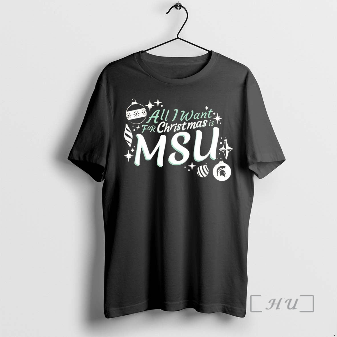Officials Michigan State Spartans All I Want For Christmas T-Shirts, Hoodie, Sweatshirt | AU01DripNestTees.com