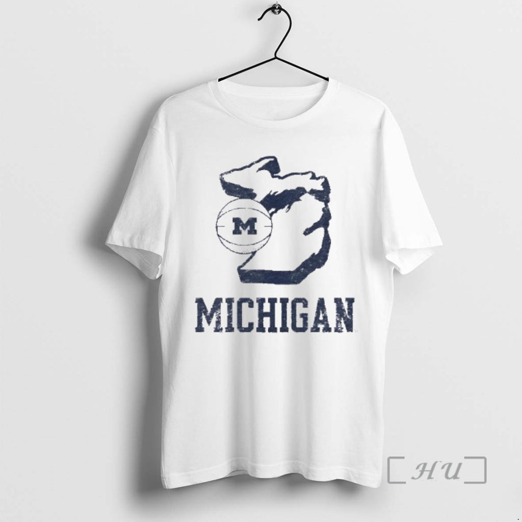 Officials Michigan Wolverines Basketball State T-Shirts, Hoodie, Sweatshirt | AU01DripNestTees.com