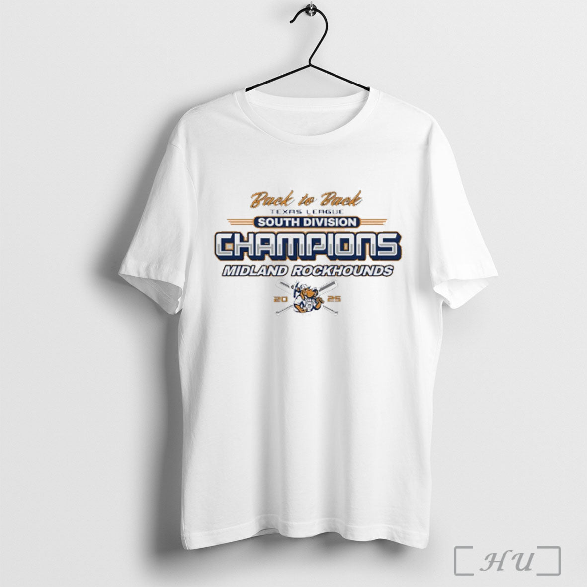 Officials Midland Rockhounds Back To Back 2025 Texas League South Champions T Shirt