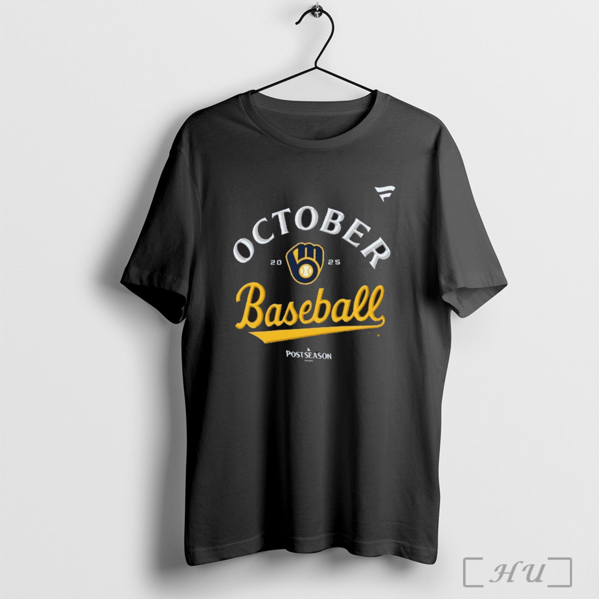 Officials Milwaukee Brewers 2025 Mlb Postseason Locker Room T Shirt