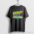Officials Milwaukee Brewers Mlb 2025 Nl Central Division Champions T Shirt