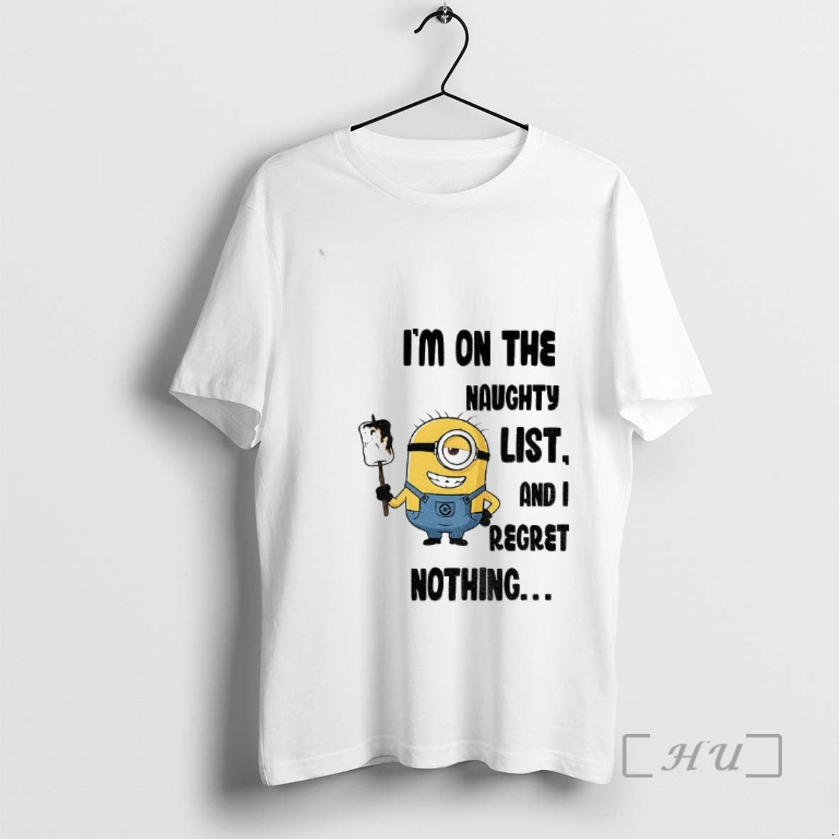 Officials Minion Im On The Naughty List And I Regret Nothing Premium T Shirts Sweater Hoodie, Sweatshirt