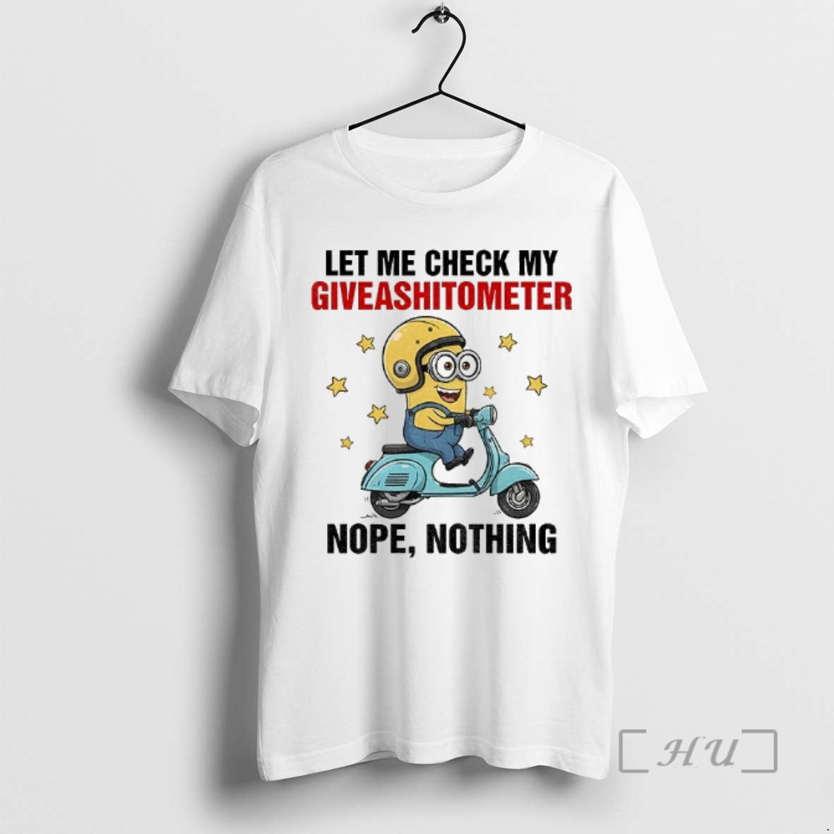 Officials Minion Let Me Check My Giveashitometer Nope Nothing T-Shirts, Hoodie, Sweatshirt | AU01DripNestTees.com