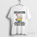 Officials Minion When I Was Young I Was Afraid Of The Dark Now That Im T-Shirts, Hoodie, Sweatshirt | AU01DripNestTees.com
